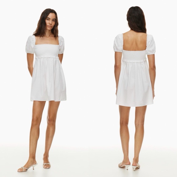 Aritzia Sunday Best
Hadley Poplin Dress Linen Puff Sleeve White Women’s XS - Picture 3 of 9